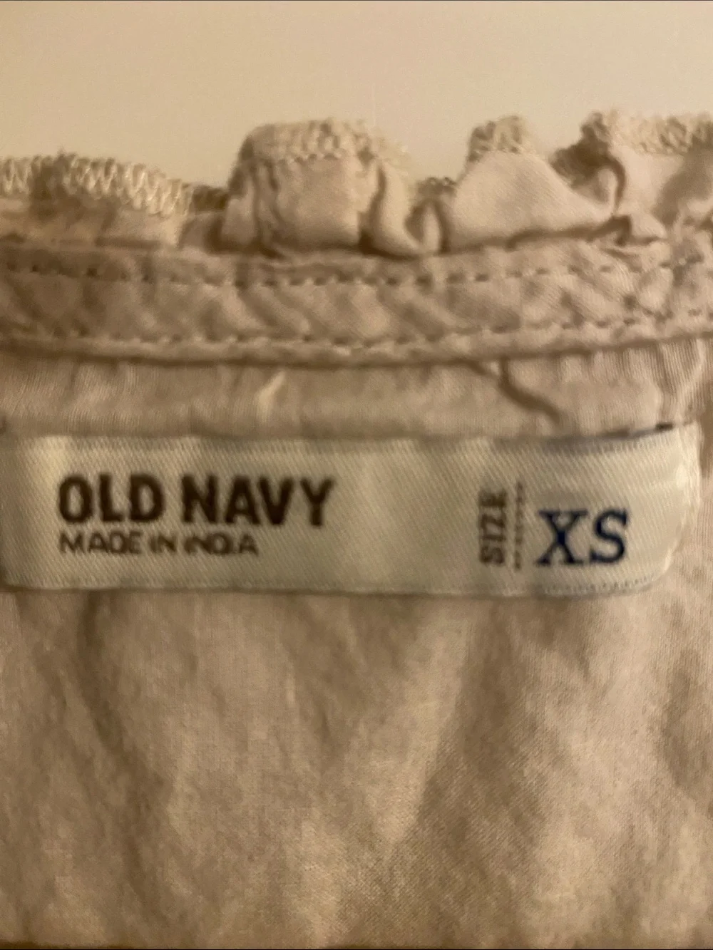 Old Navy Pintuck Peasant Blouse - Picture 3 of 3